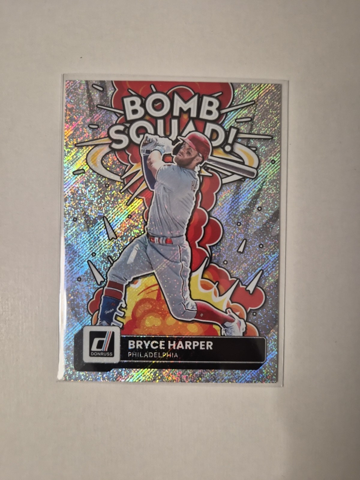 2022 Panini Donruss - Bomb Squad Bryce Harper #BS-9 Rapture - Phillies Insert