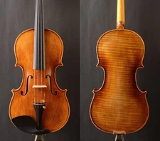 Amzing One back A M20+ Violin, Strad 1715 "The Cremoneser"copy.4/4 size.