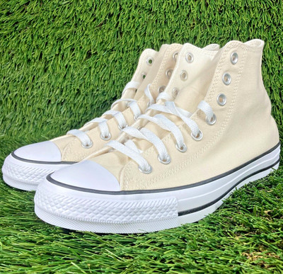 Converse Chuck Taylor All Star High Top Womens 9.5, Mens 7.5 Ivory Off White