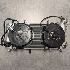 Conjunto de radiador doble ventilador 16,5" x 10" para moto - Go Kart, construcción personalizada, cuádruple
