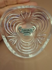 RCR Crystal Heart Dish - Exclusive Potter Cup Barcelona Memorabilia- Rare