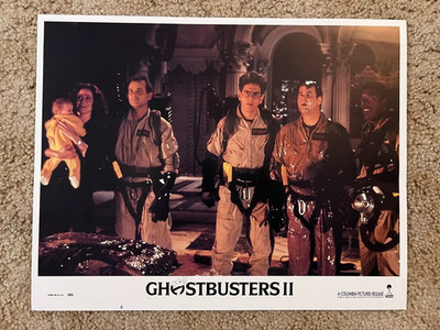 Set of 8 Ghostbusters II 1989 Lobby Cards 11x14 Murray Moranis Aykroyd Weaver