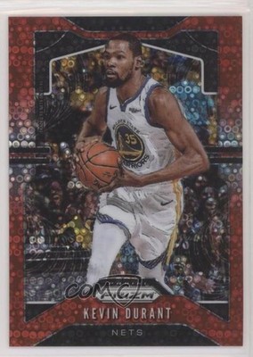 2019-20 Panini Prizm Fast Break Red Prizm 83/125 Kevin Durant #210 14cm