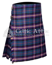 Masonic Tartan 8 Yard Scottish Kilt - Made to Order By Celtic Attire