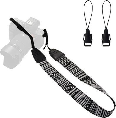WANBY Camera Strap Canvas Neck Shoulder Strap with Quick Release Buckles
