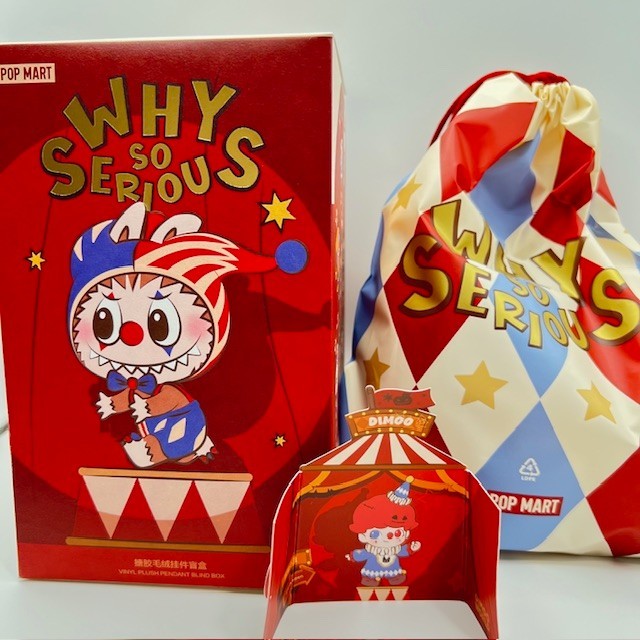 Authentic Pop Mart Why So Serious Series Vinyl Plush Pendant