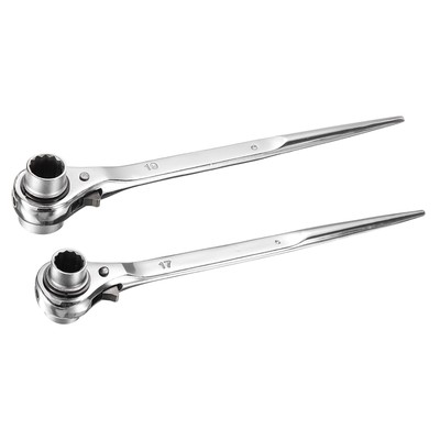 12-Point Scaffold Podger Ratchet Kit Spanner Ratcheting Socket Wrench