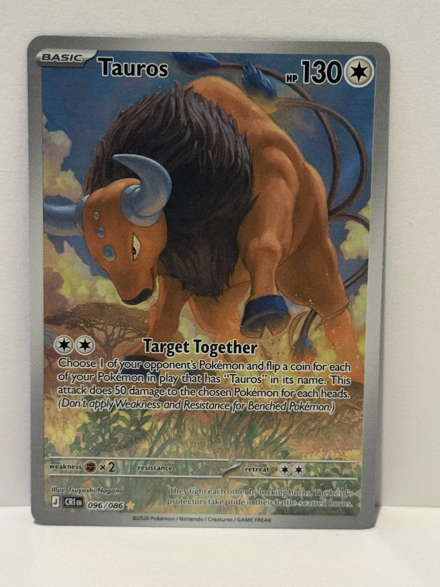 Tauros Pokemon Card for sale