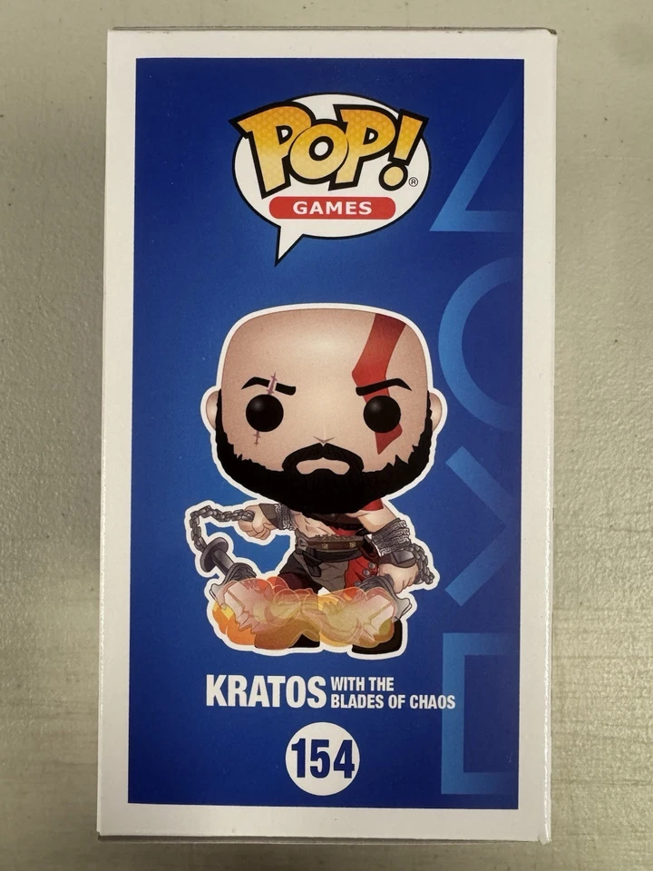 Кратос (Сияние) 154 ~ Бог войны ~ Funko Pop винил ~ PlayStation игры + протектор - Изображение 4 из 4