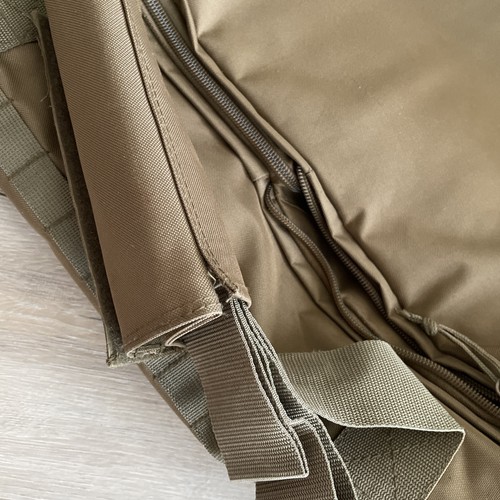 S.O.C. Expandable 3-Wheels Rolling Load-Out Tan XL Dufflebag 37” H x 17” W - Picture 22 of 24