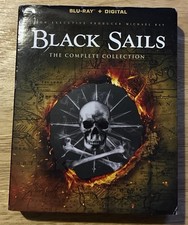 Black Sails THE COMPLETE COLLECTION WITH SLIPCOVER. BLU- RAY.