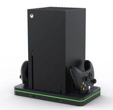 Vertical Charging Stand Cooling Fan for Xbox Series X/S Console  Controller