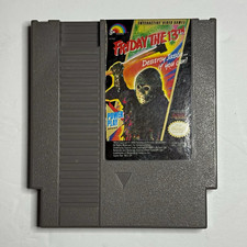 LJN Friday the 13th Nintendo NES Game Cartridge Power Play Series NTSC-U/C 1989