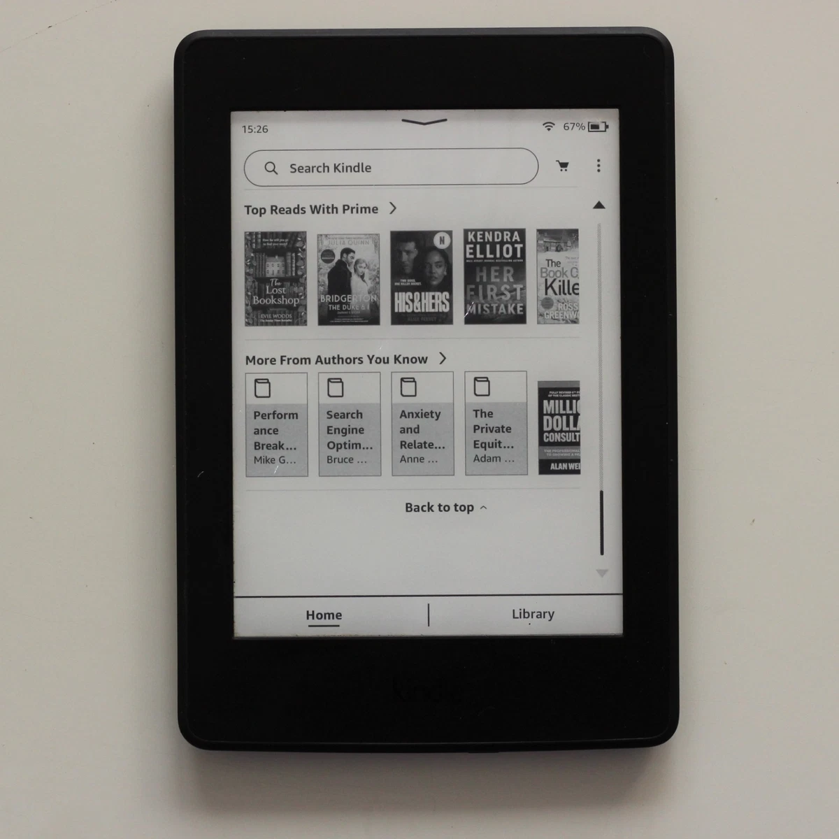 Amazon Kindle Paperwhite (7th Generation) Wi-Fi eBook Readers for
