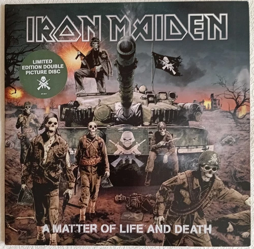 Iron Maiden - Matter of Life and Death Album 2006 Double Picture Disc LP Vinyl.