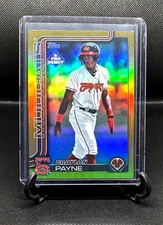 BRAYLON PAYNE 2025 Topps Pro Debut Gold Foil Prospect RC /50 - PACK FRESH!
