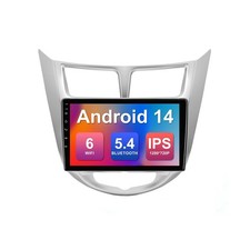 2 64G 9-inch Android 14 Car Stereo for Hyundai Verna Accent Solaris 2010-2016...