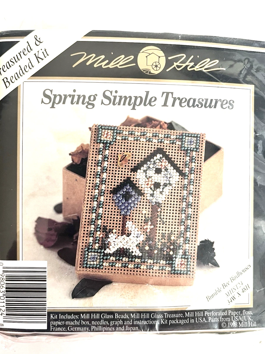 Tiny Treasured Diamonds Mill Hill Beaded Ornament Kits (2013), Set of 6 - Plus