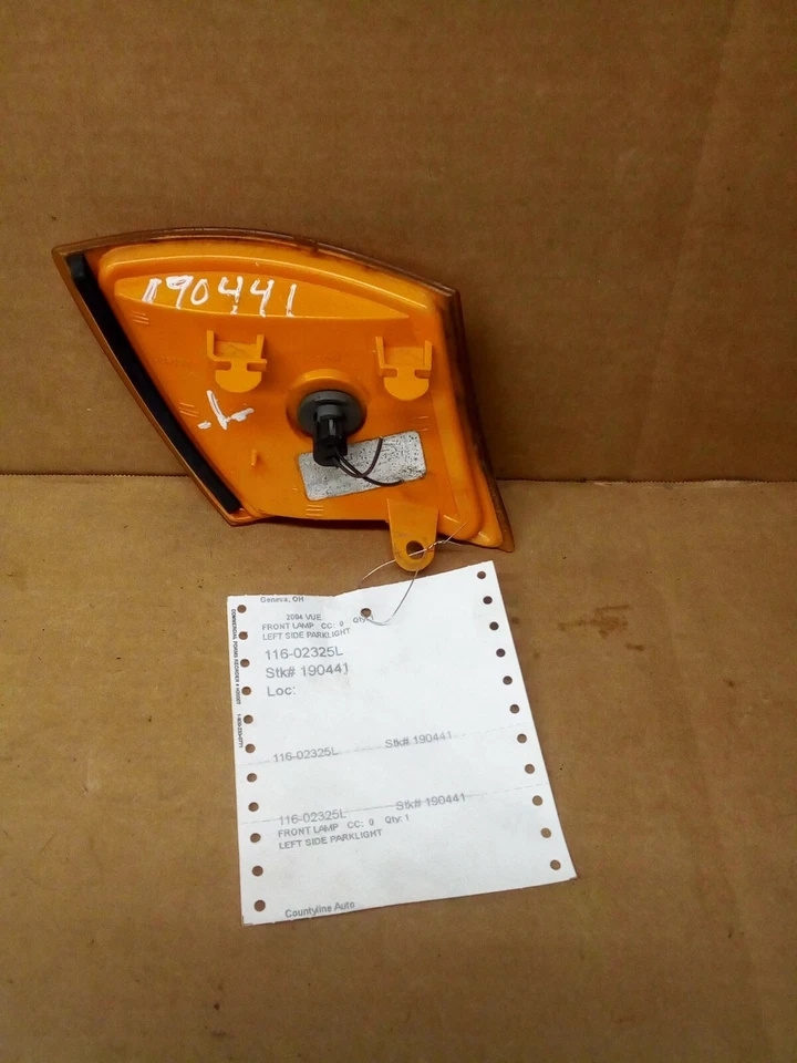 2002 2003 2004 2005 SATURN VUE CONDUCTOR LADO IZQUIERDO LUZ DE GIRO LÁMPARA ESTACIONAMIENTO Foto 2 de 2