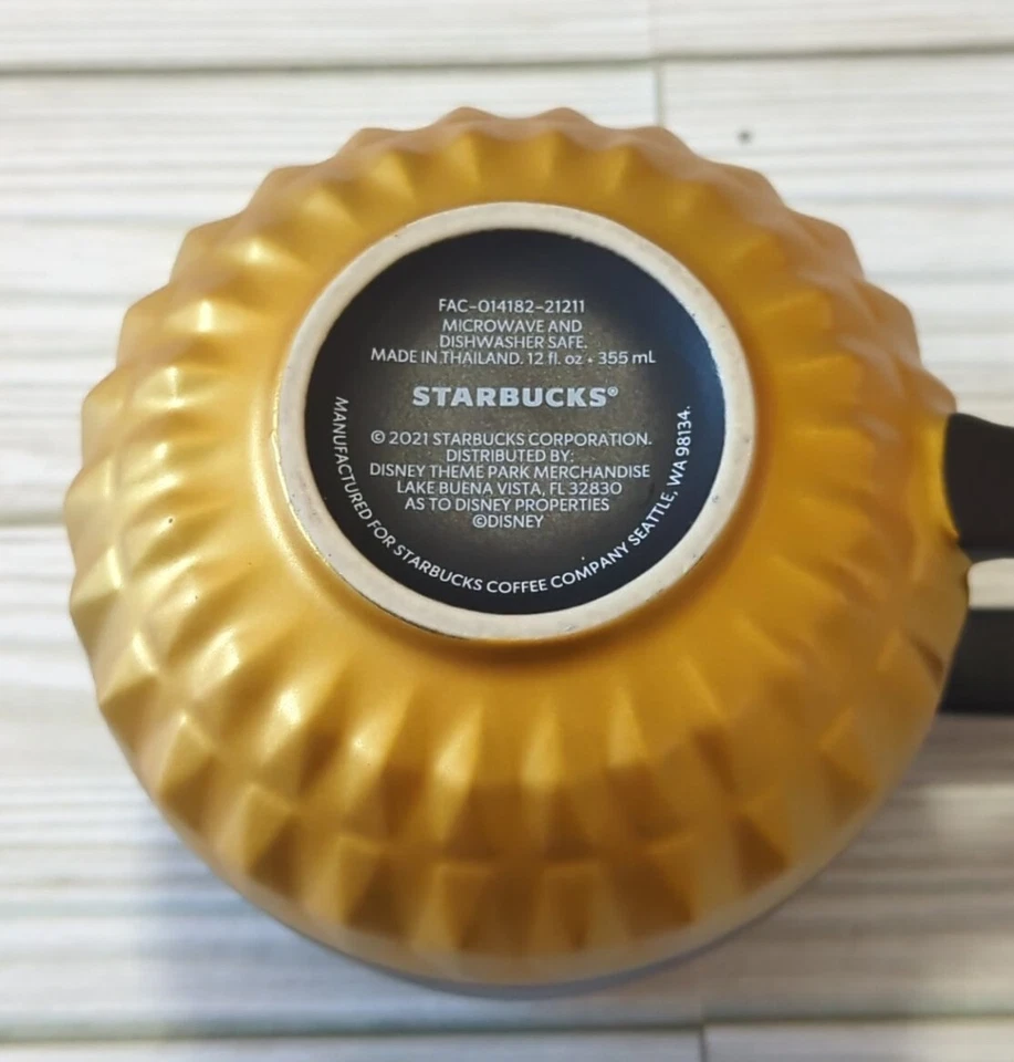 Walt Disney World *Starbucks 50th Anniversary Castle black and gold mug  - Image 4 of 4