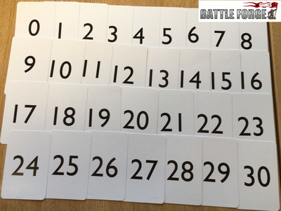 Pack of Number Cards - 0-30 | eBay