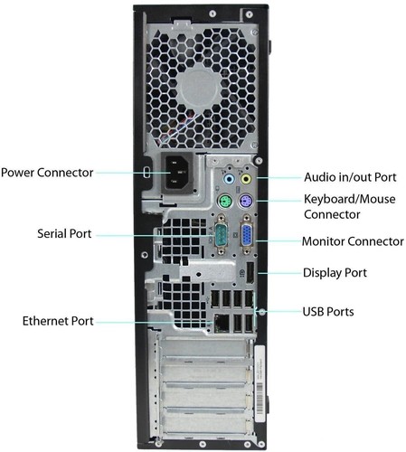 HP or Dell Desktop Computer 16GB 2TB 512GB SSD Core i5 Windows 10 PC 24" 22" LCD - Picture 22 of 73