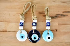 Evil Eye Decoration Wall Hanging - Evil Eye Protection - Turkish Evil Eye Home