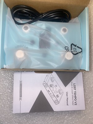 M-VAVE LOST TEMPO V2 Effektpedal Drum Looper Tuner Doppel Fußschalter