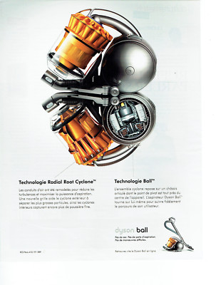 Werbung Advertising 018 2012 Staubsauger Dyson Ball Radial Root Zyklon