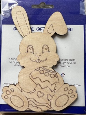 Rabbit Easter Coloring Project 