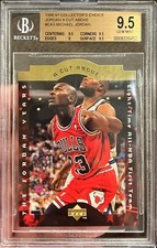 1996-97 UD Collectors Choice Michael Jordan A Cut Above #CA3 BGS 9.5 Gem POP 3