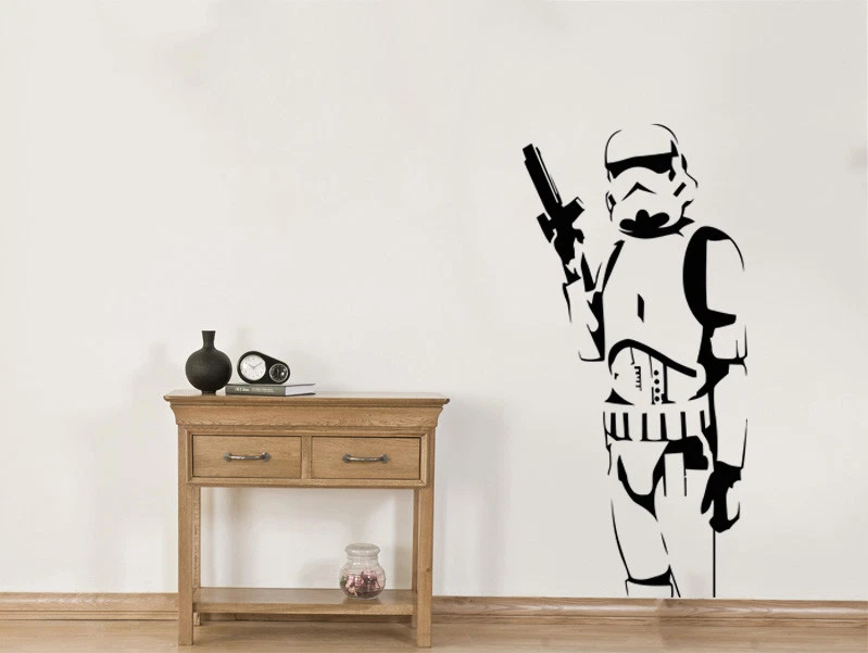 STAR WARS Storm Trooper Wall Art Sticker, Modern Transfer. PVC Decal
Opens in a new window or tab
