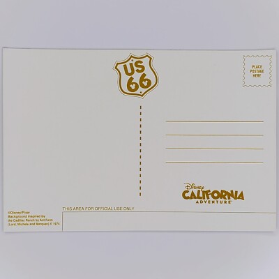 Disney California Adventure Postcard Radiator Springs Ornament