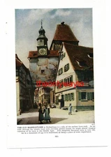 Old Markusturm, Rothenburg, Bavaria, Germany, Book Illustration (Print), c1920
