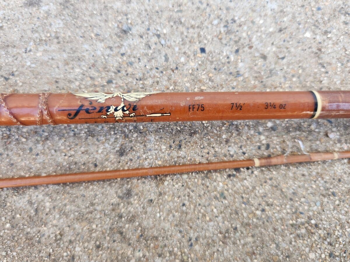 Vintage Fenwick Feralite Fly Fishing Rod FF75 7'6 Vintage Fenwick Feralite Fly Fishing Rod FF75 7'6