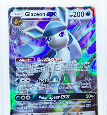 PSA 9 GLACEON GX 39/156 Ultra Rare Sun & Moon Ultra Prism 2018