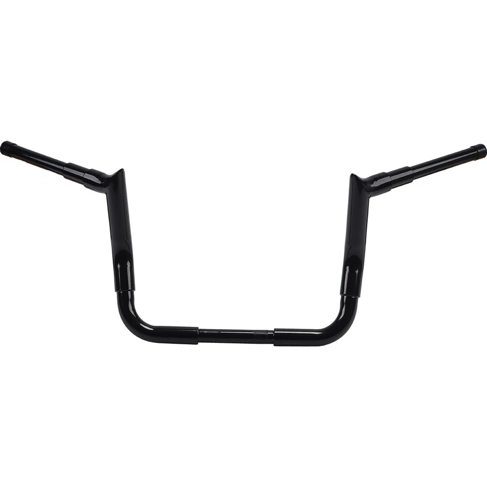 Black Ape Hanger Handlebars 12" Rise For 1982-2022 Harley Street Electra Glide - Imagem 3 de 4