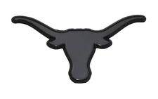 University of Texas Longhorn Black Metal Auto Emblem