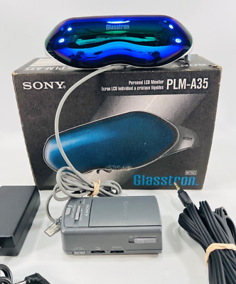 Sony Glasstron PLM-A35 Personal Viewing Monitor LCD VR Sony Glasstron PLM-A35 Personal Viewing Monitor LCD VR