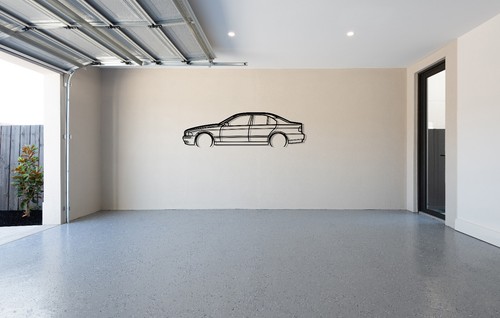 Bmw E39 Wandkunst aus Metall Wandbilder Silhouette Sedan M5 540 530 5 525 520 I - Picture 6 of 8