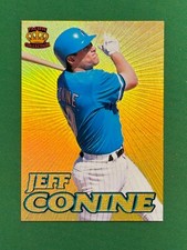 1995 Pacific Baseball #28 Jeff Conine Gold Prisms