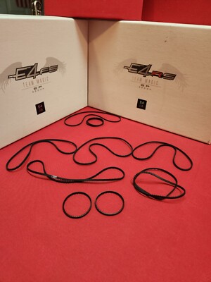 Team Magic T.M. E4 Drive Belt Lot Of 7 Total # 50666-1 +++ Terrific Condition !!