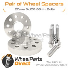 Espaciadores de rueda (2) y pernos de 20 mm para ruedas de recambio Volvo S90 [Mk2] 16-20