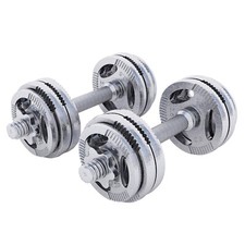 GORILLA SPORTS® Kurzhanteln 2er Set 30kg Gewichte Hantelset Hantelscheiben 30mm