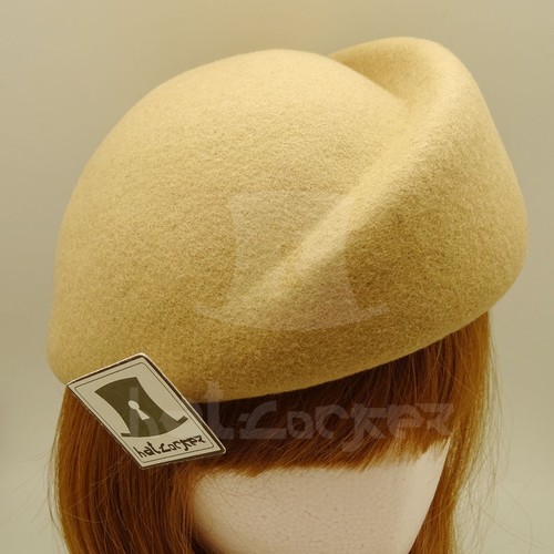 RETRO Wool Felt Women Beret Pillbox Hat 