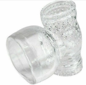 Clear TPE Male Humming Bird Attachment Fit Hitachi Magic Wand Massager Accessory
