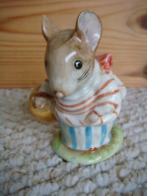 Vintage Beswick ''Mrs Tittlemouse'' 8 cm Beatrix Potter Figur