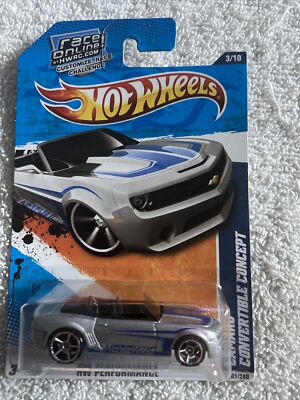 2011 Hot Wheels HW Performance Camaro Convertible Concept #101 (Race Online)