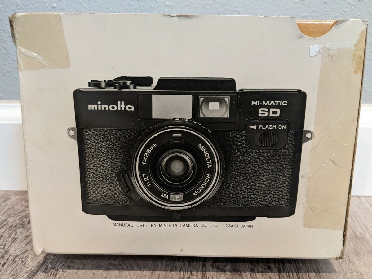 Untested] Minolta Hi-Matic SD Point & Shoot Film Camera 38mm f2.8