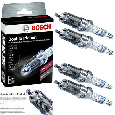 For 2006-2011 HONDA CIVIC L4-1.8L 4Pcs OE Double Iridium Spark Plug 9614